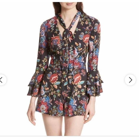 Alice + Olivia Pants - SALE Alice+ Olivia Floral Romper- Size 2 SALE